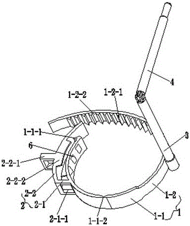 Device for preventing axillary thermometer from falling off and being broken