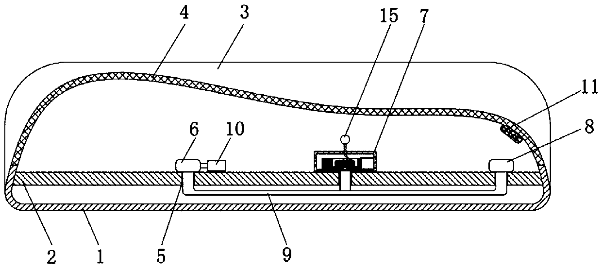 Grain healthcare drug pillow and preparation method of internal soup