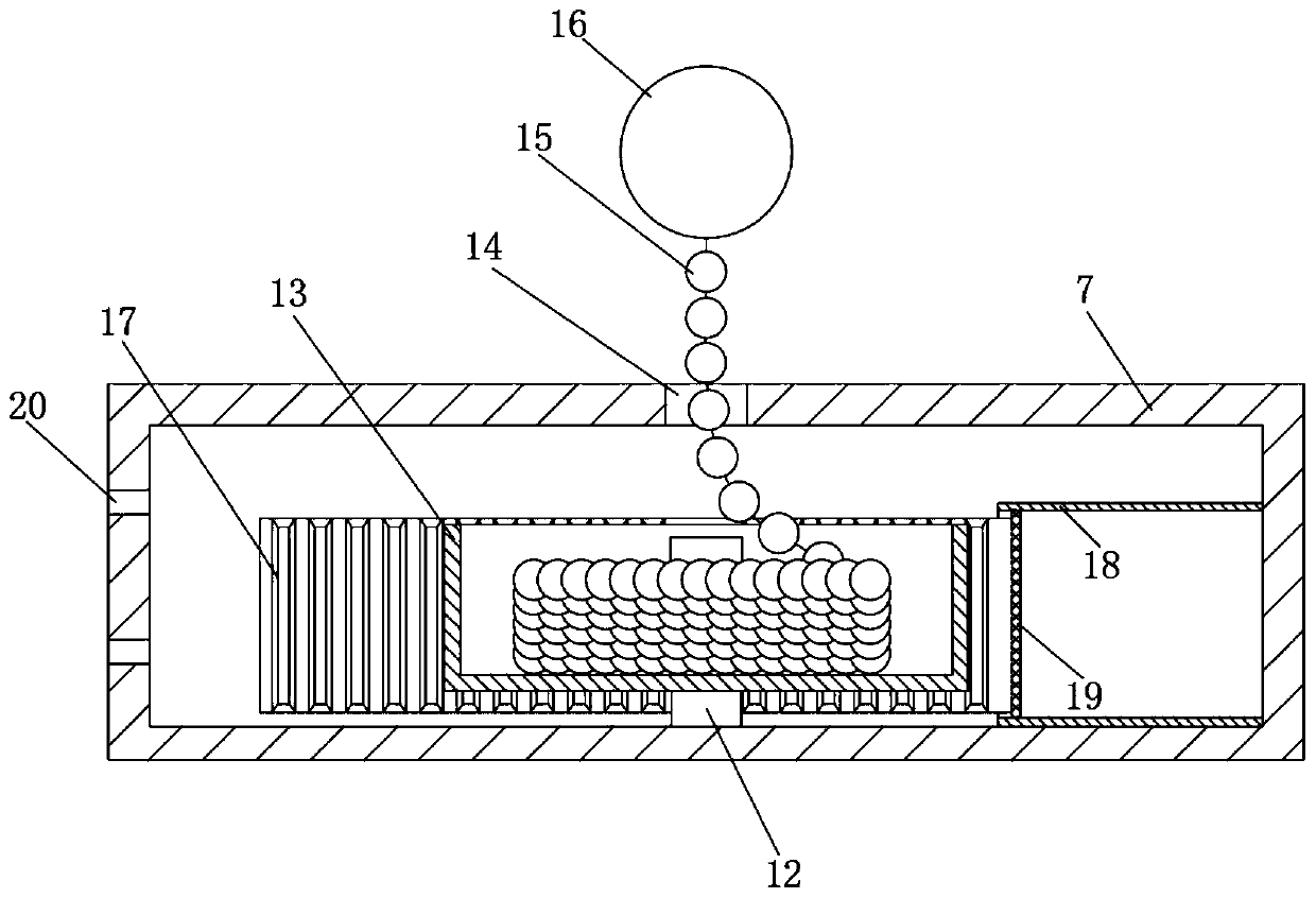 Grain healthcare drug pillow and preparation method of internal soup