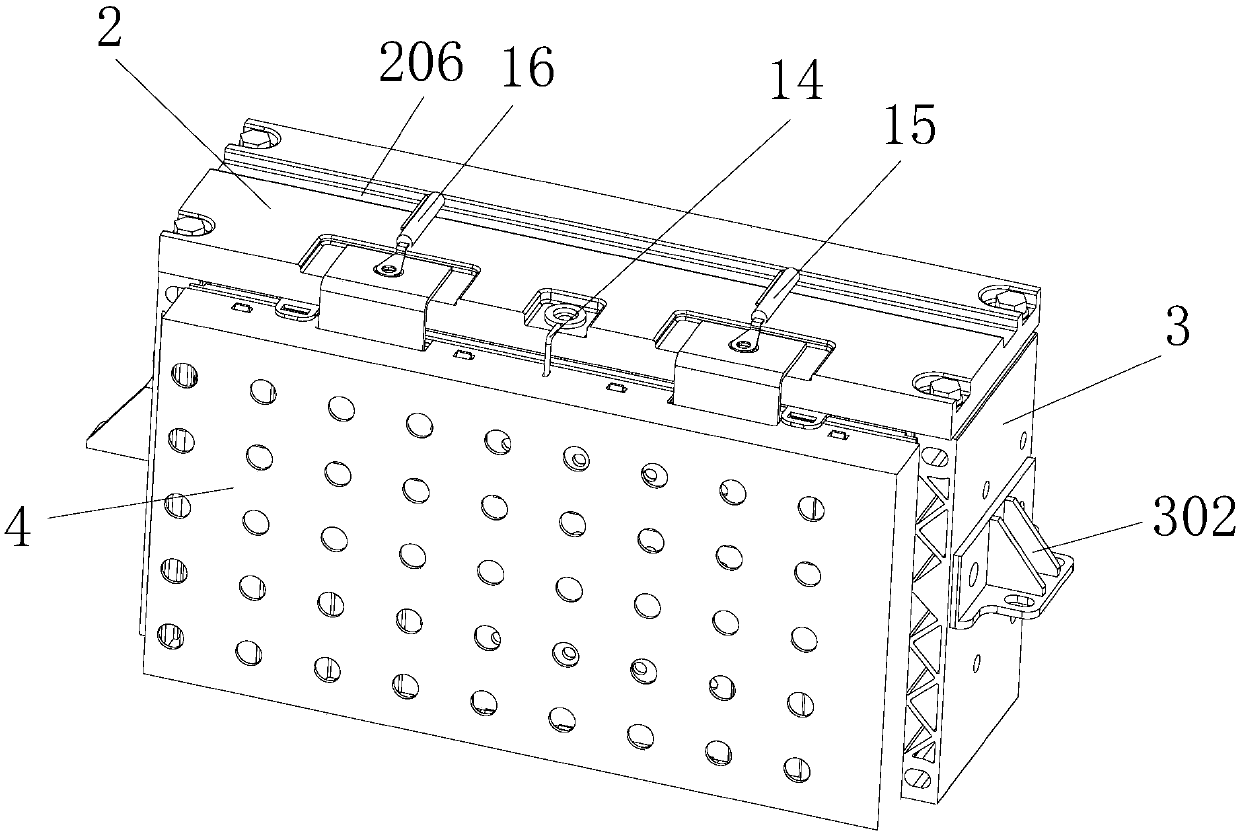 Battery module structure