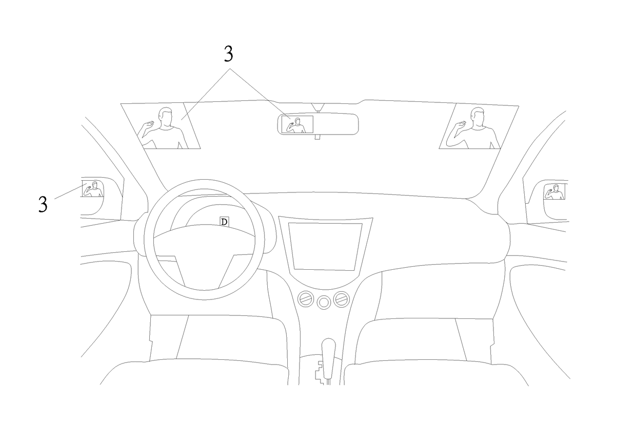 Vehicle of no blind spot