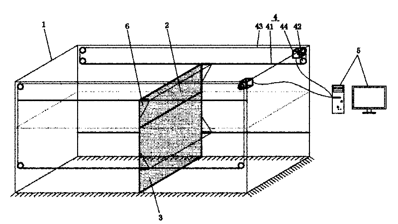 Double-plate internal solitary wave making device and method
