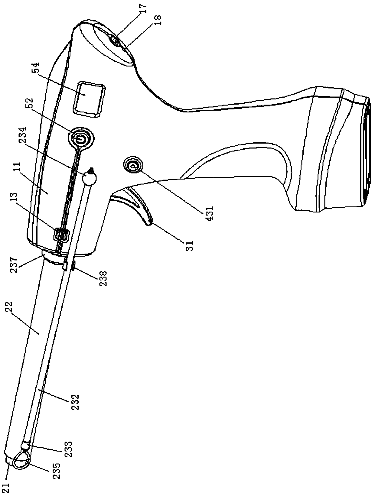 Electric anorectal loop ligature capable of reducing cross infection