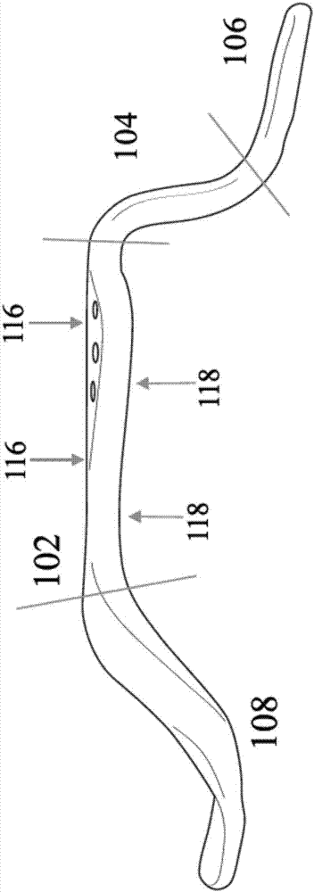 Clavicular hook locking bone plate