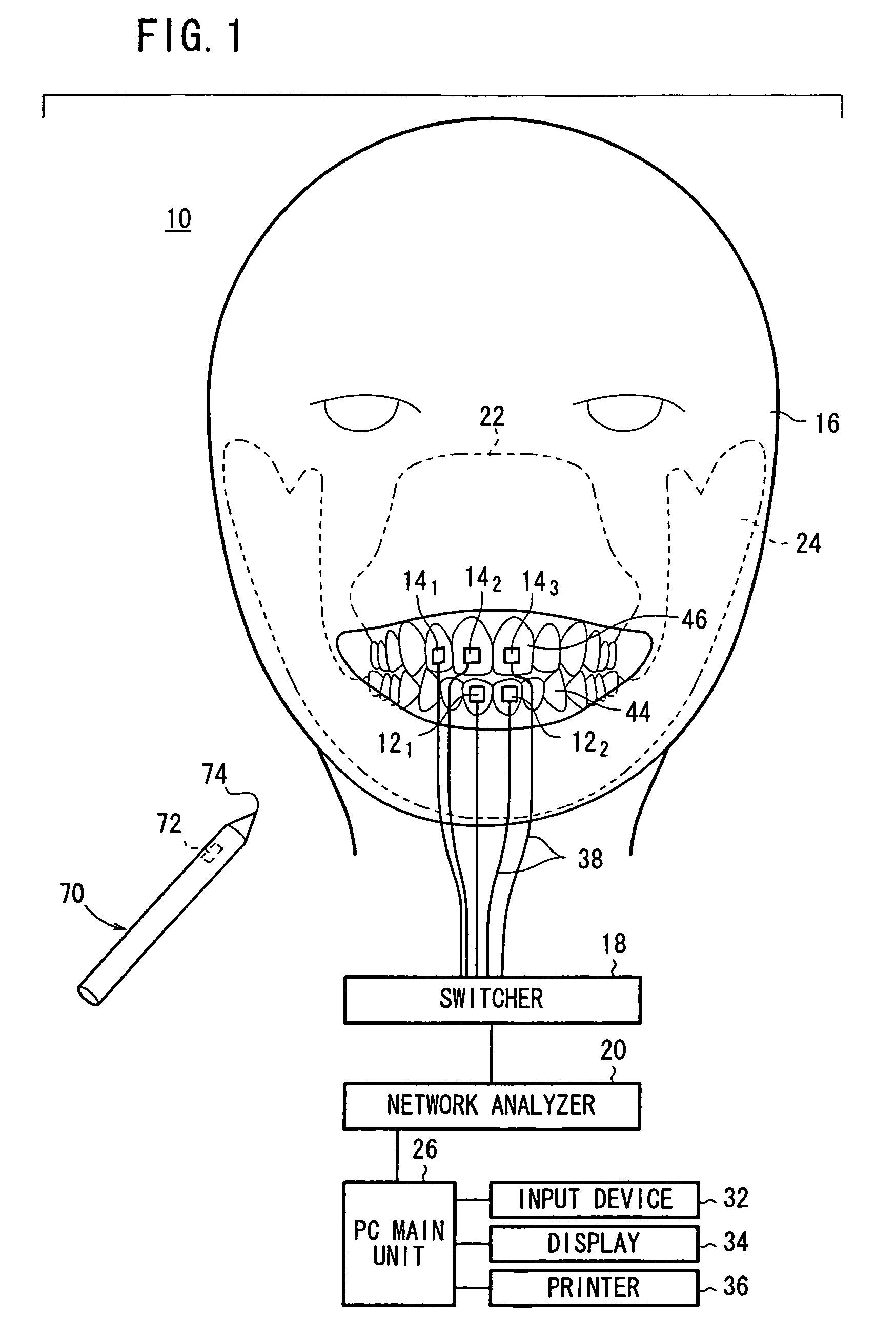 Instrument and method for measuring three-dimensional motion