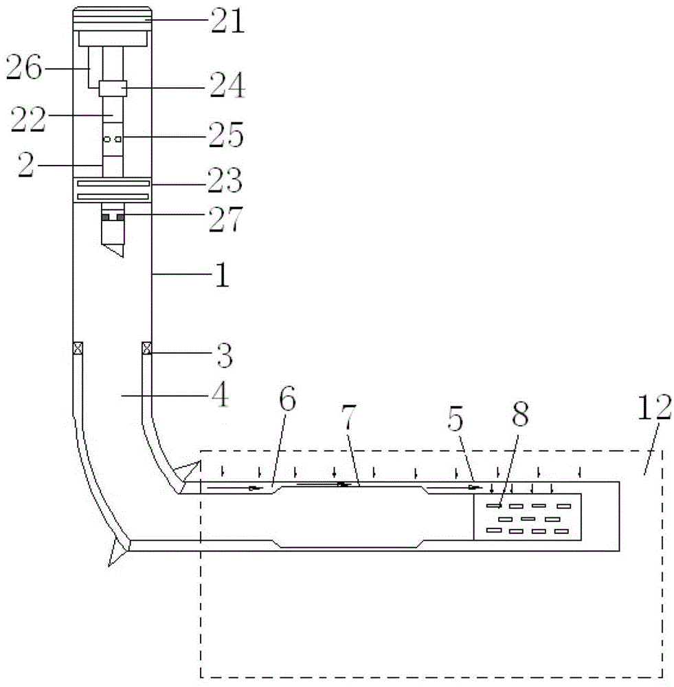 Completion pipe string for suspending bottom water coning