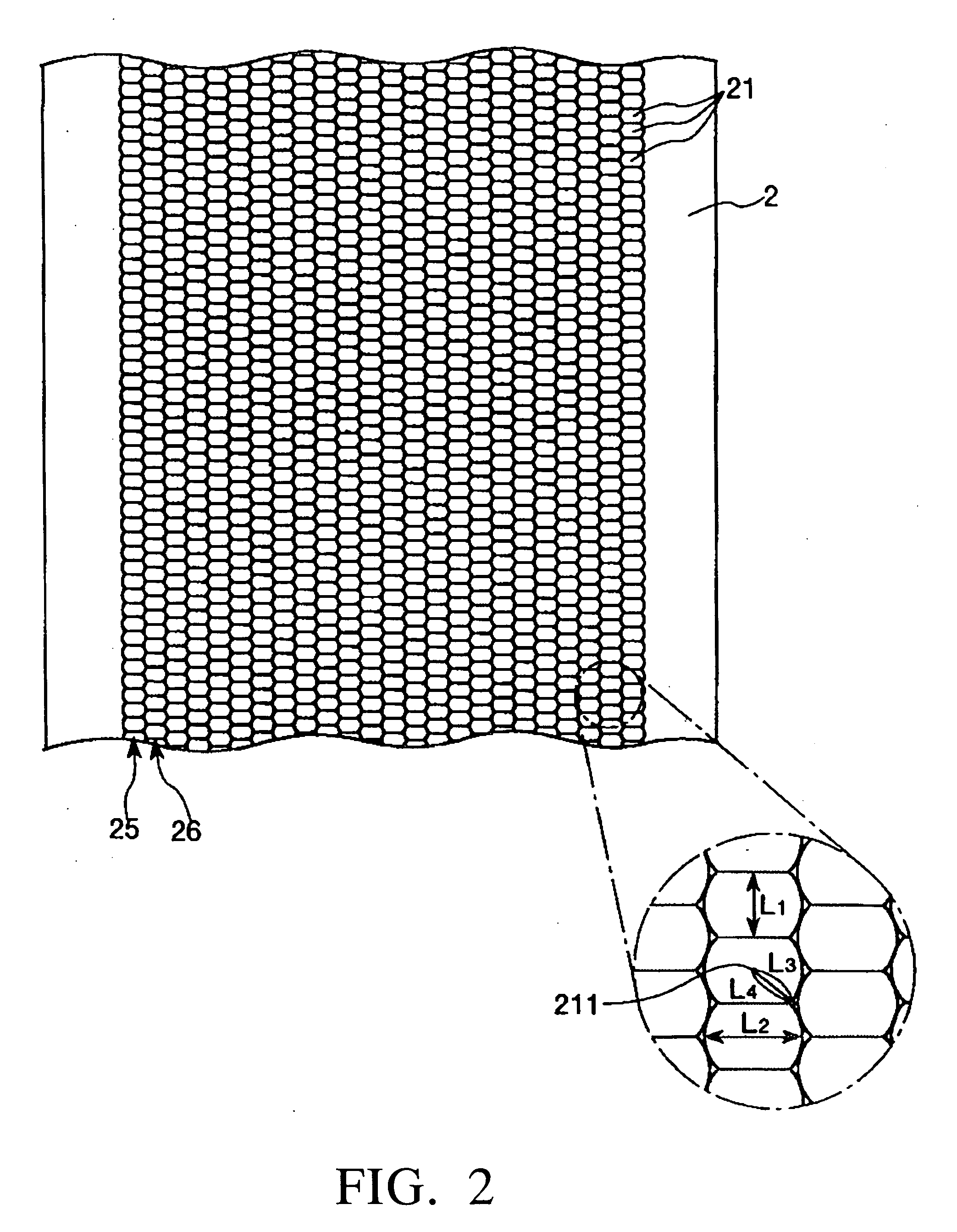 Member with concave portions, a method of manufacturing a member with convex portions, a transmission screen, and a rear projection