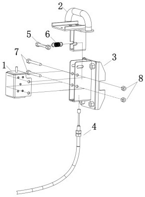 Semi-automatic power-lossing parking mechanism