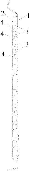 Automobile coat and hat rack and manufacturing method thereof