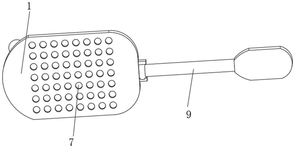Air-based self-suction type dirty-free flyswatter facilitating collection