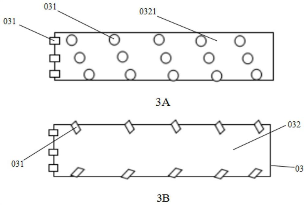 A separation device, a stripping device, and a method for recycling positive electrodes of batteries