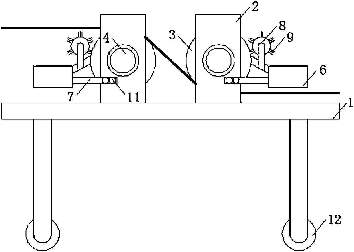 Needle removal device of geotechnical cloth