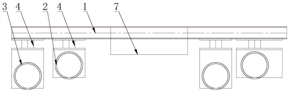 A Small-diameter Tunnel Inverted Arch Concrete Transport Cart that Can Quickly Switch Tracks