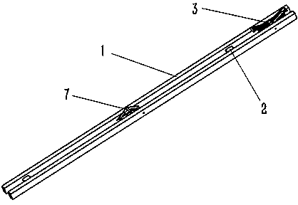 Guide rail type wall plastering machine