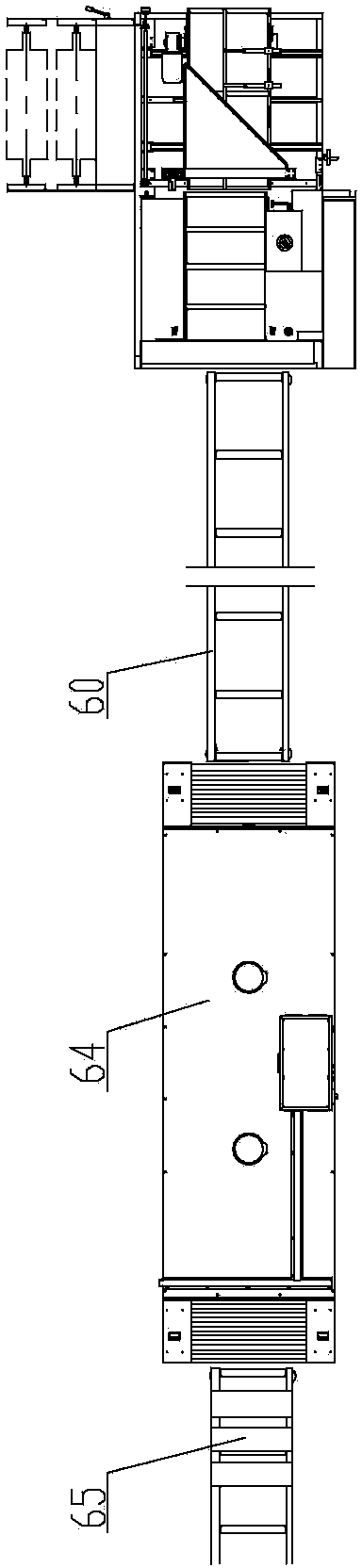 Automatic film sealing device and packaging device for section bars