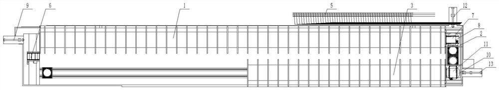 Continuous automatic rotary rectangular tunnel furnace made of magnetic materials and production method of continuous automatic rotary rectangular tunnel furnace