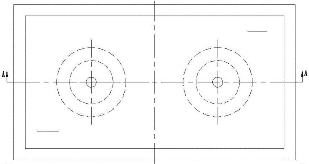 Double-ventilation-element bottom blowing brick device