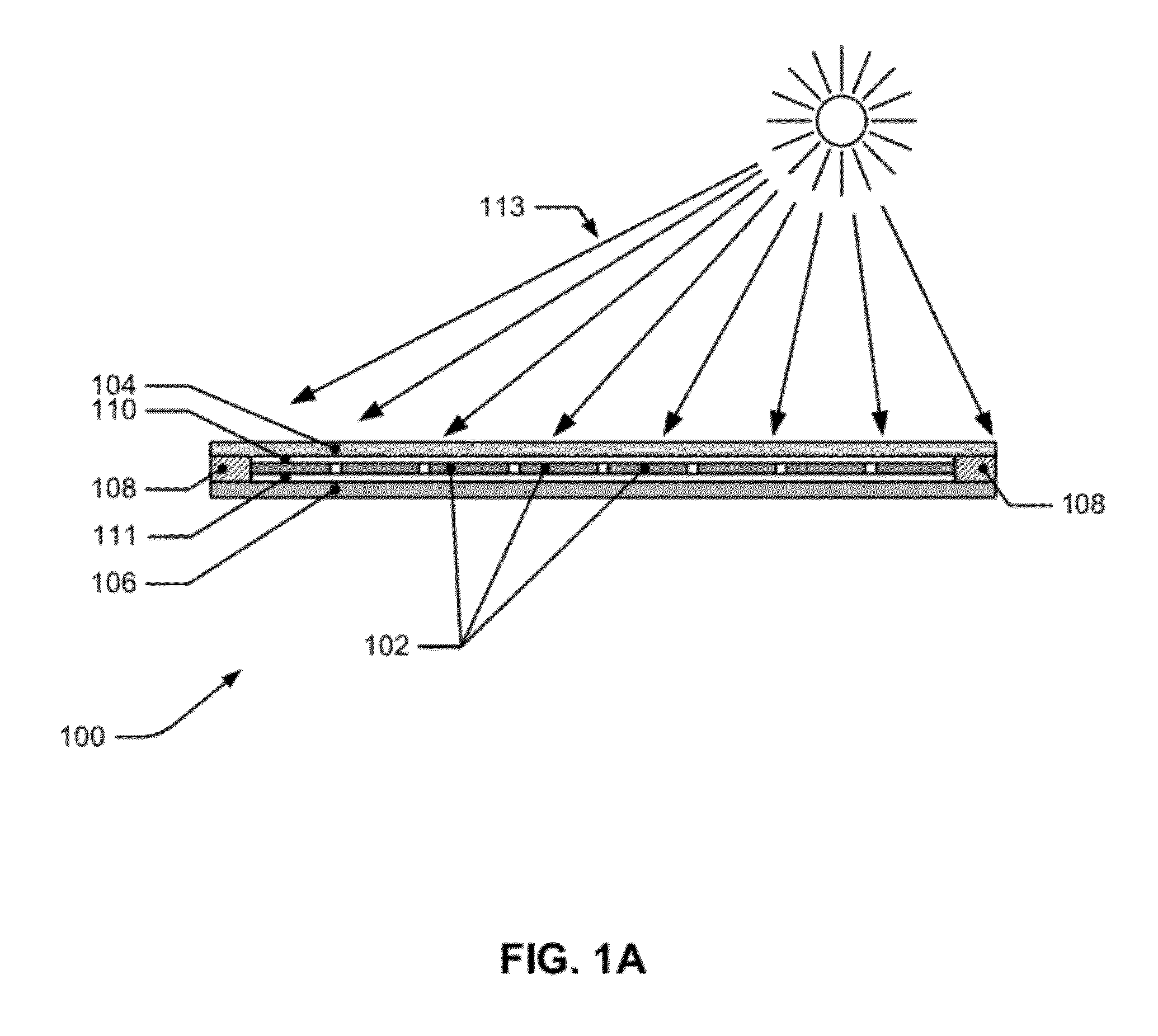 Photovoltaic module support with interface strips