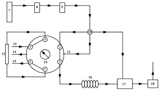 Helium ion gas chromatograph and use method thereof