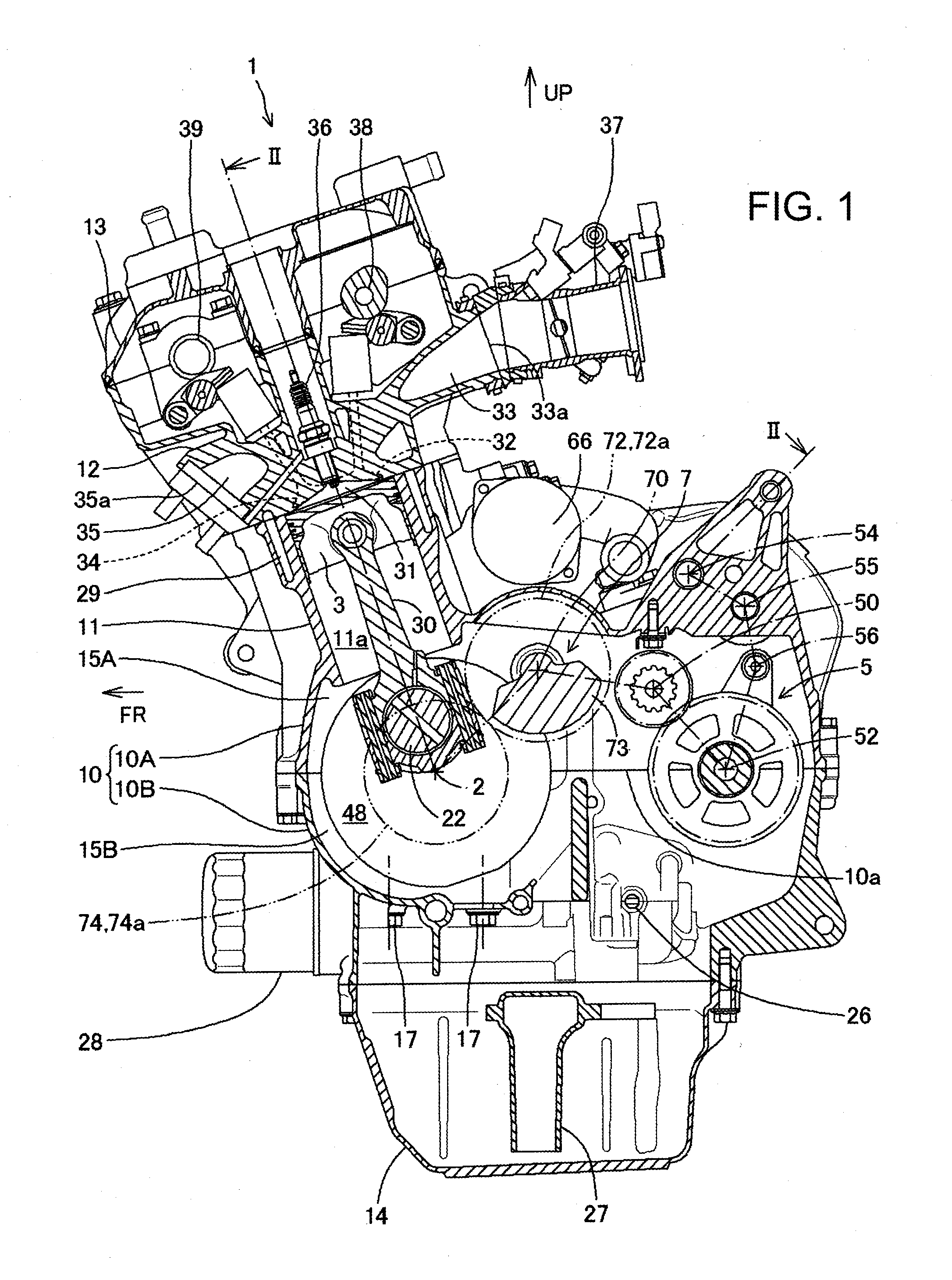 Lubrication structure for bearing section