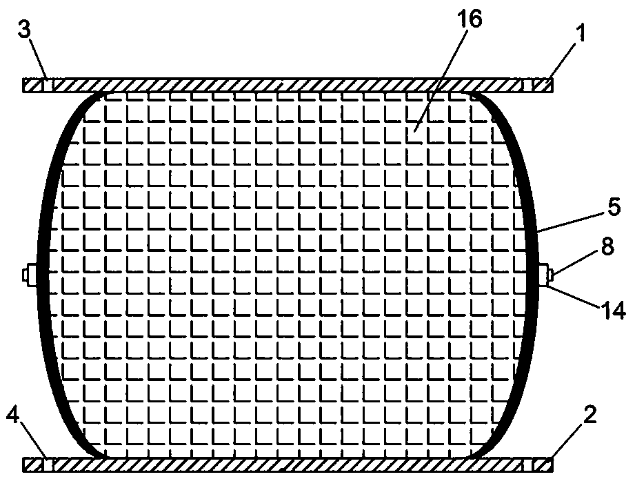 Coordinated friction damper with built-in combined energy dissipation steel plates