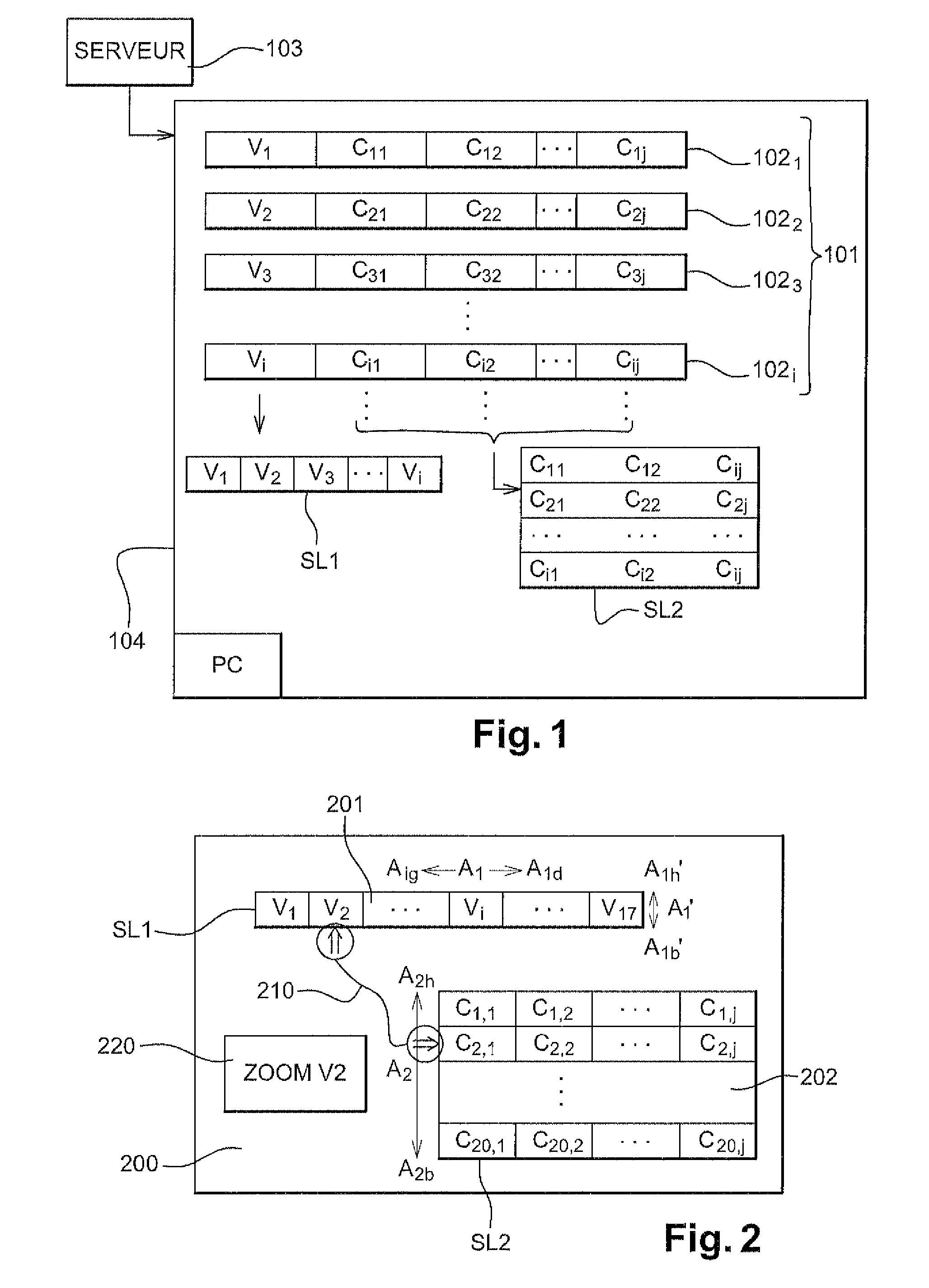 Method for navigating within a search result obtained by means of a search engine