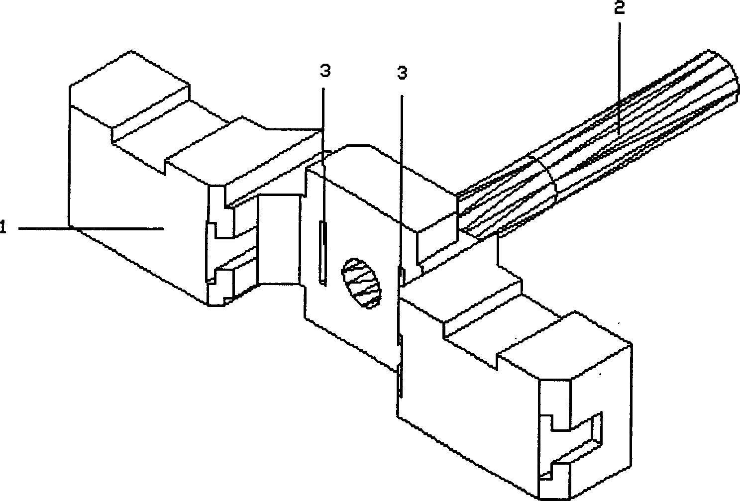 Balancing stand with slot having movable contact piece for resetting