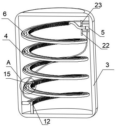 Automatic sample feeding device for gas chromatograph