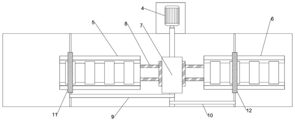 Rapid film pasting device for lithium battery production