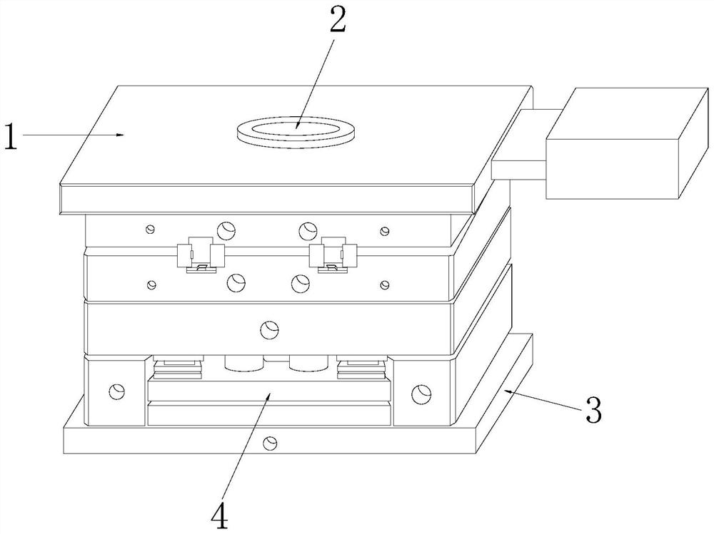 Injection mold for photoelectric switch shell