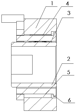 Bidirectional non-return bearing