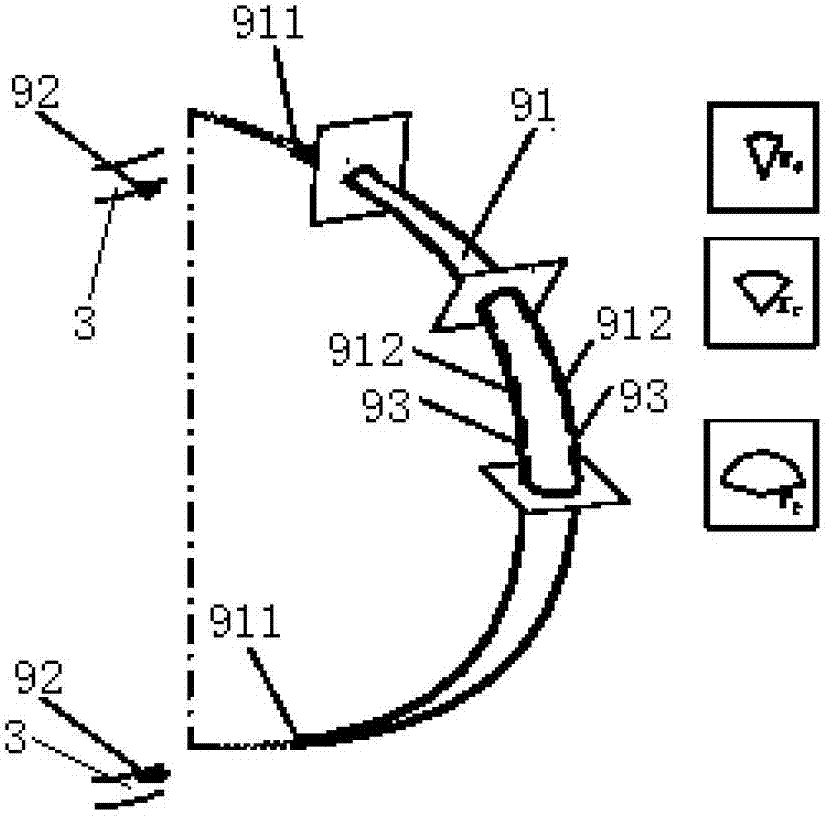 Airship airbag with shape-control frames