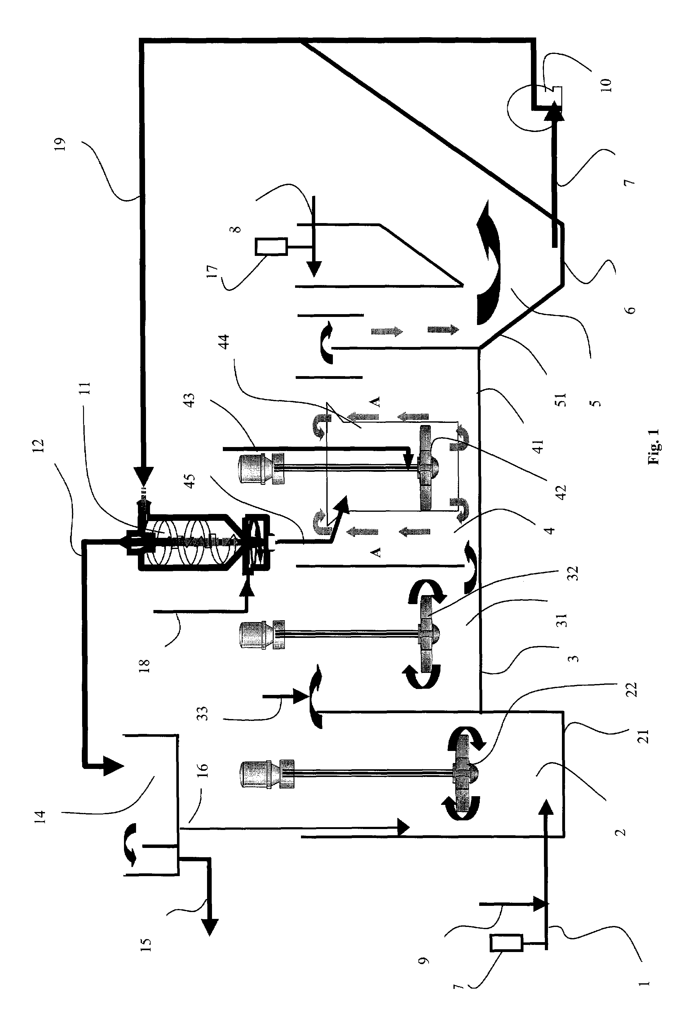 Water treatment method by ballasted flocculation, settling, and prior adsorbent contact