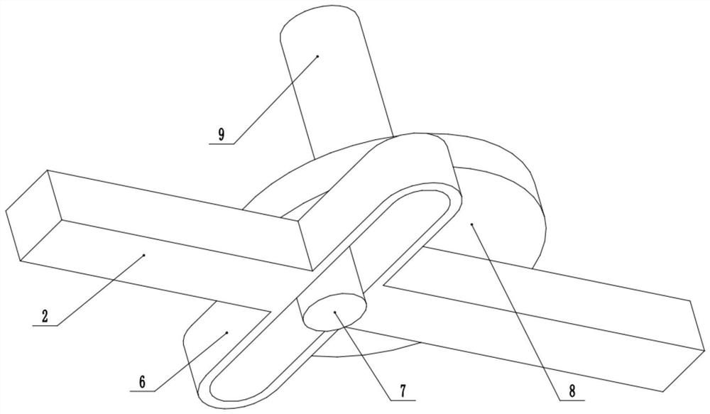 Casting mold cleaning device for steering knuckle processing