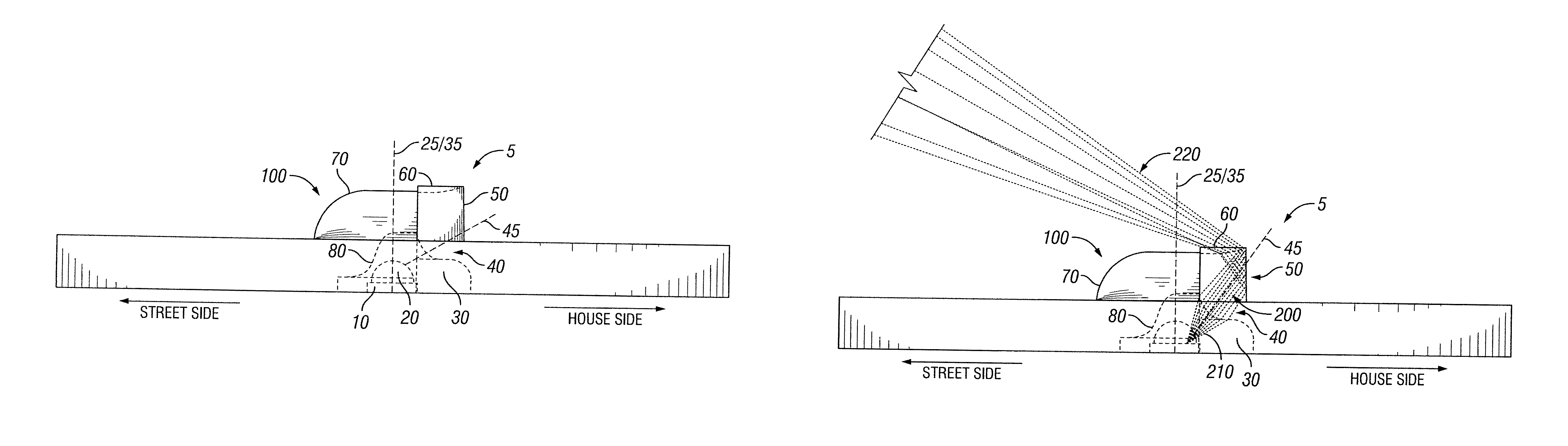 Method and system for managing light from a light emitting diode