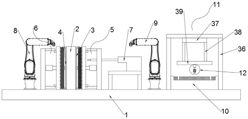 Online automatic production line for die sets