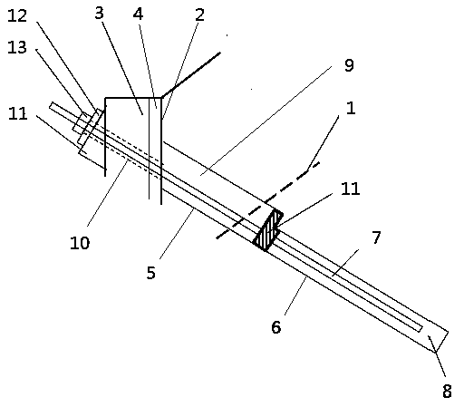 Anchor structure and construction method of shear and pressure type anchor pile