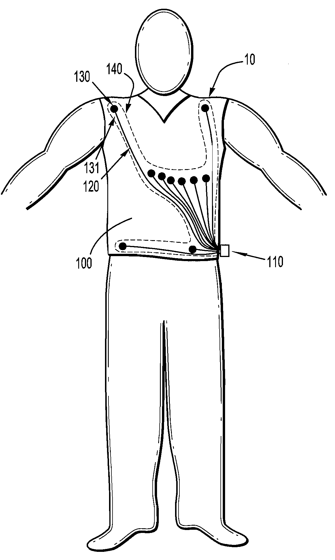 Physiological sensor placement and signal transmission device