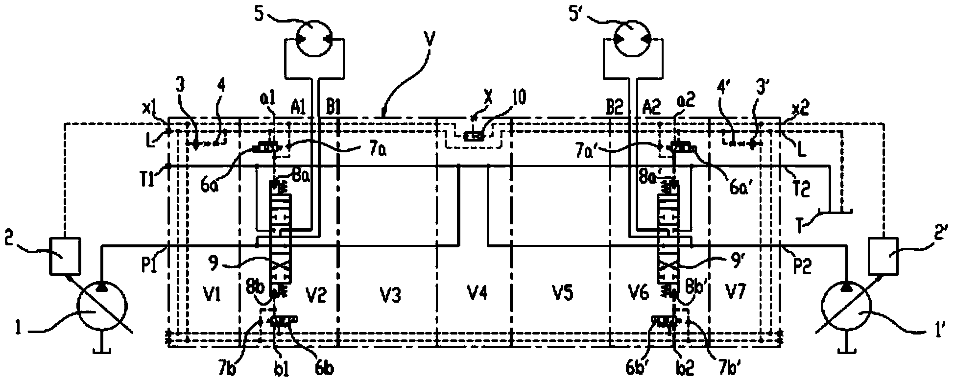 Multi-way valve and hydraulic control system