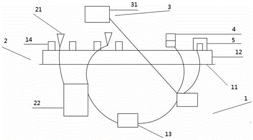 Automatic spraying device