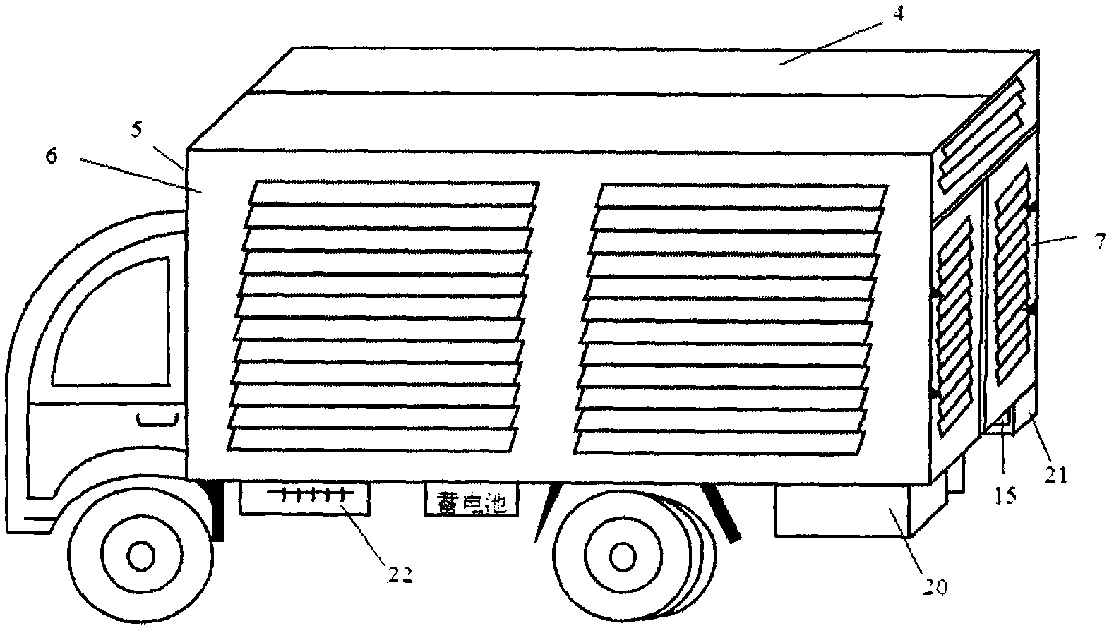 Vehicle-mounted quick-unfolding beekeeping vehicle