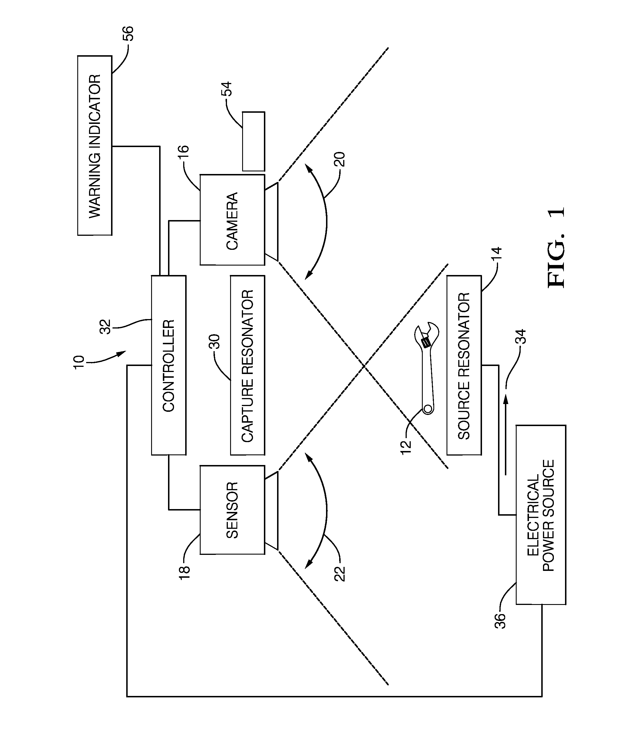 Foreign object detection system and method suitable for source resonator of wireless energy transfer system