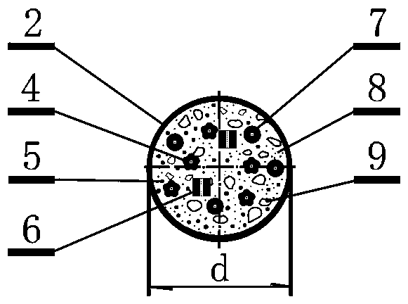 Preparation method of multi-function volcanic-ash water absorbing and storing nutrient bag for desert