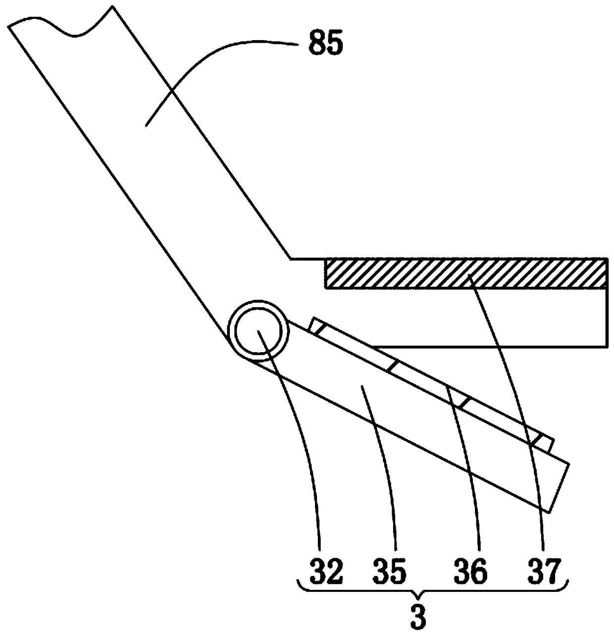 Pig feed automatic feeding device