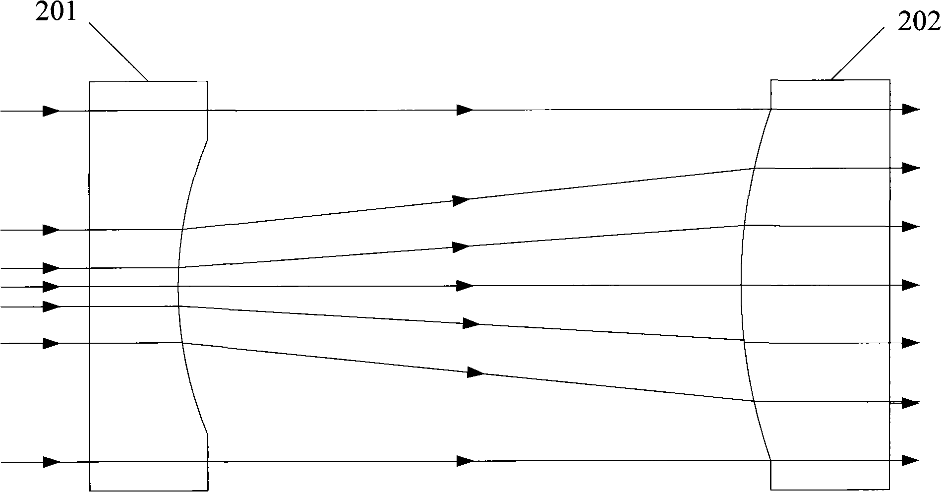 Method for accomplishing light beam uniformization and optical device