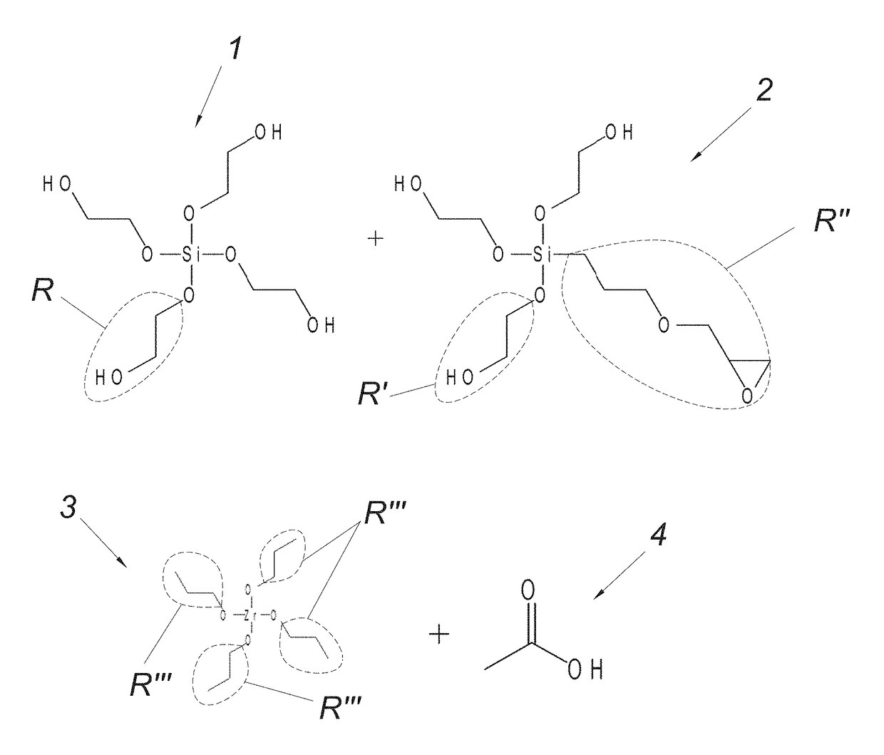 Method for treating the surface of a metallic substrate