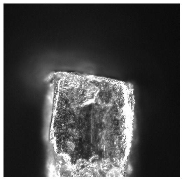 Edge polishing method of metal film material, metal film material and application