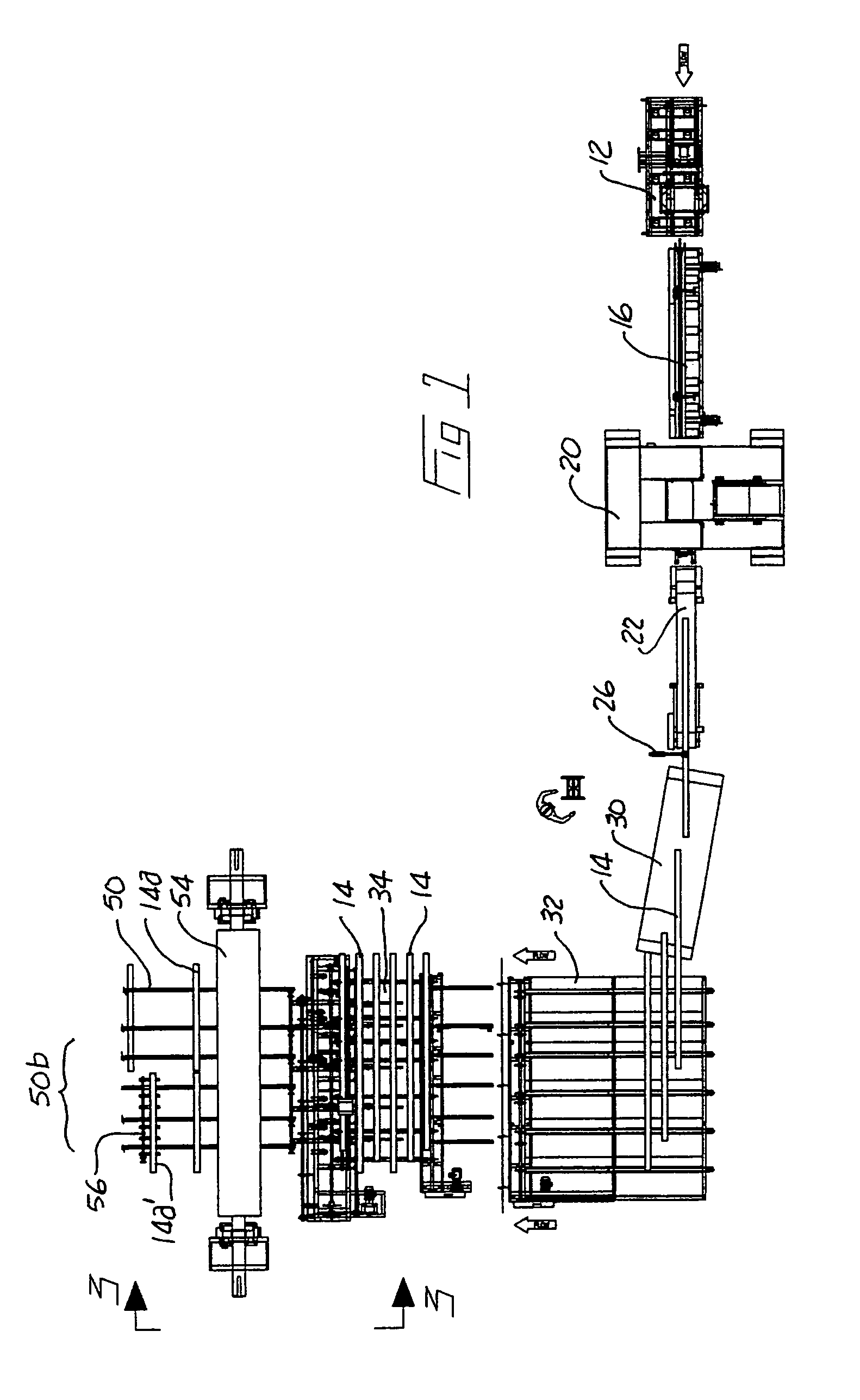 Process and apparatus for identifying, tracking and handling lumber to be cut-in-two