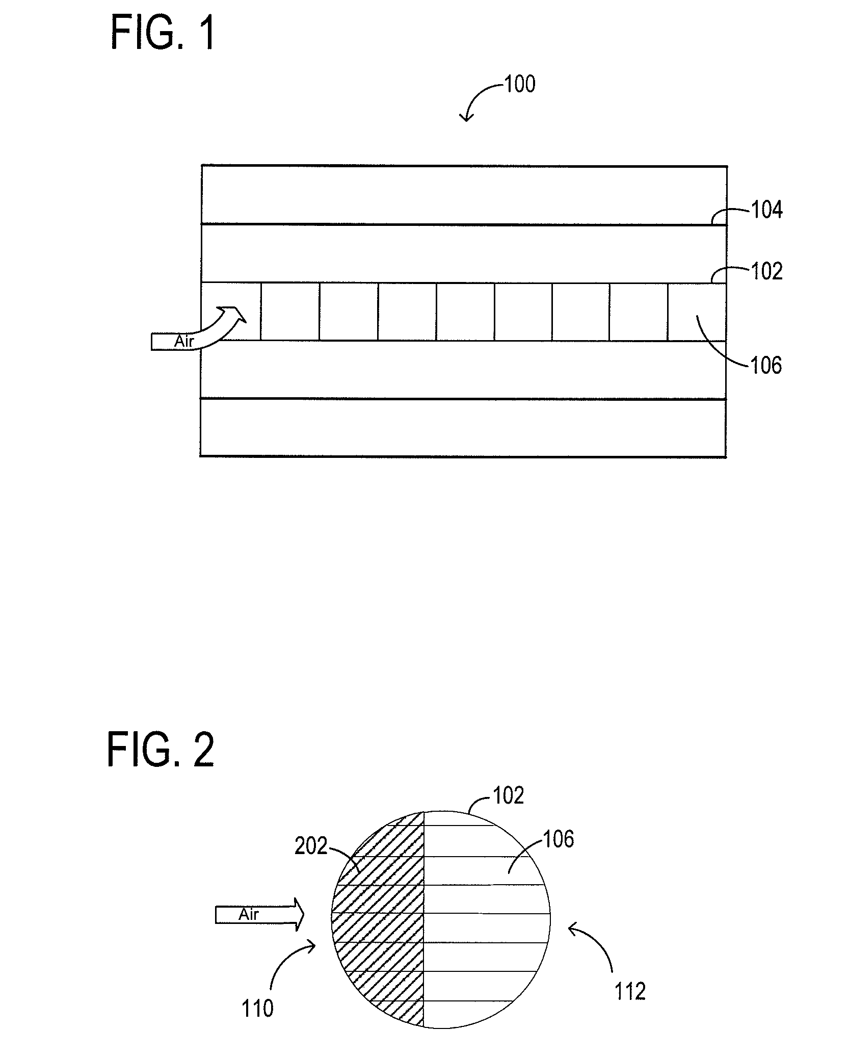 Air-cooled thermal management for a fuel cell stack