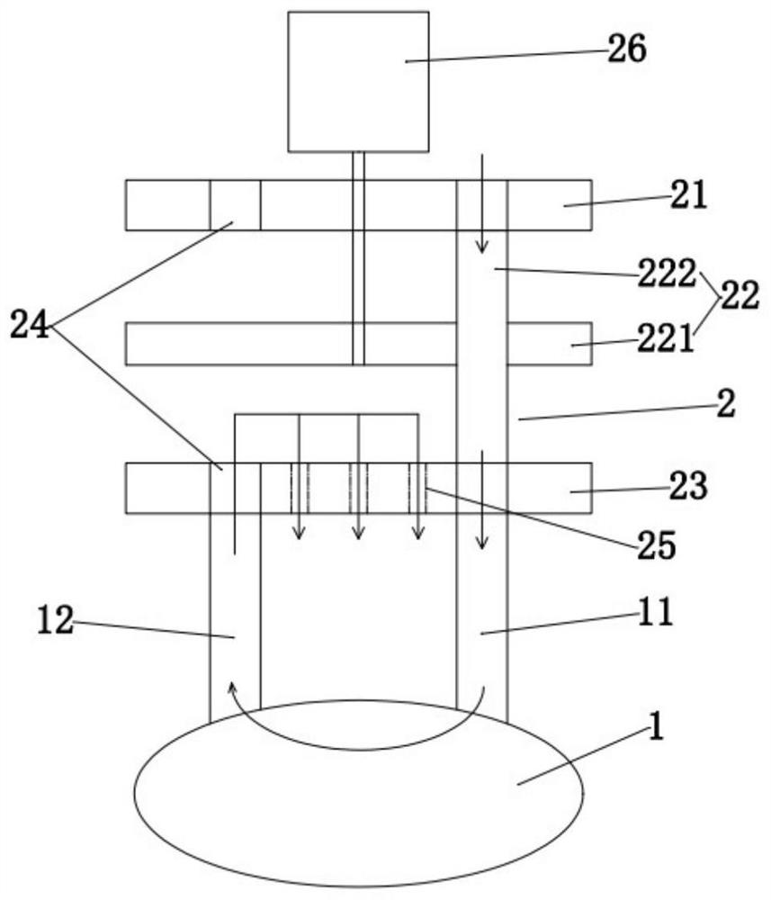 Long-distance pneumatic conveying system for coal samples